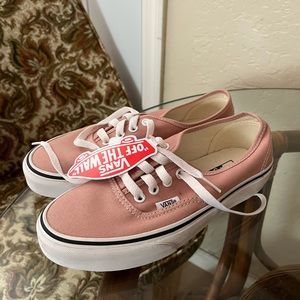 NWT Rose Vans Authentic